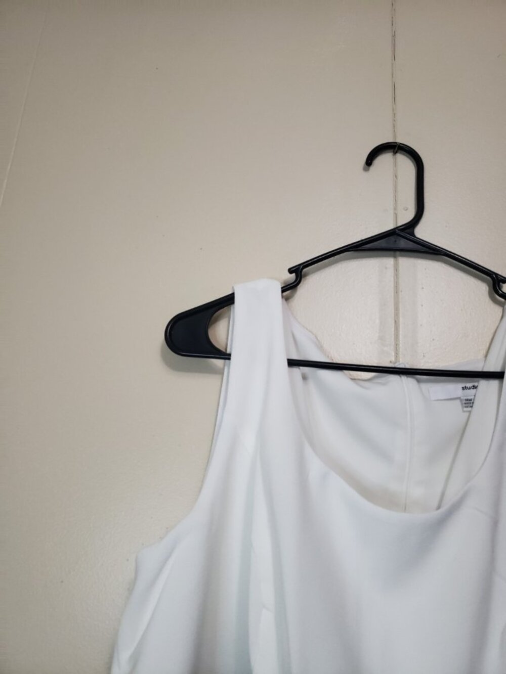 Studio One Womens Plus 14W Sheath Dress Colorblock White Black Office Career NWT - Picture 4 of 7